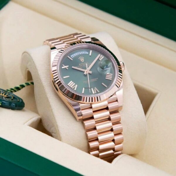 Rolex Day-Date 40 Olive Green Dial 228235 60Th Anniversary Watch - Image 3