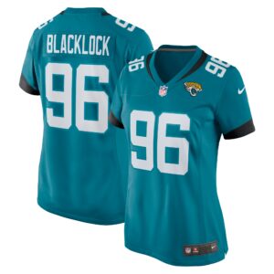 Ross Blacklock Jacksonville Jaguars Nike Women's Team Game Jersey -  Teal