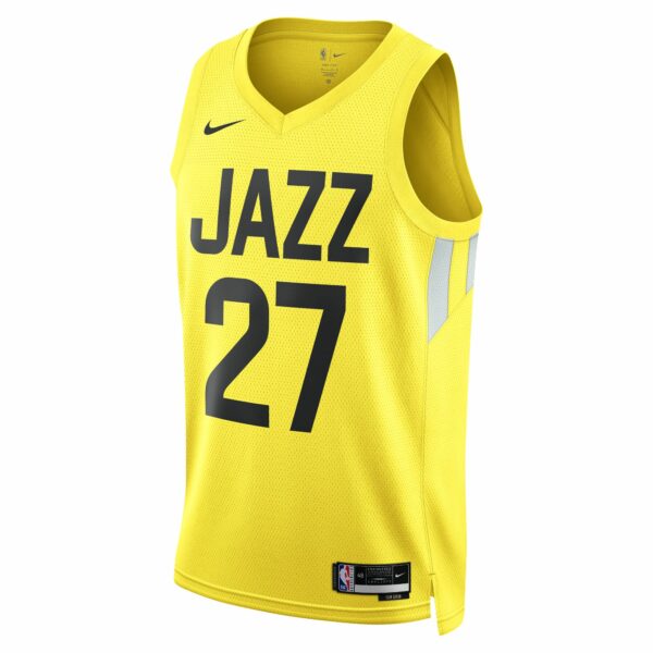 Rudy Gobert Utah Jazz Nike Unisex Swingman Jersey - Icon Edition - Gold - Image 3