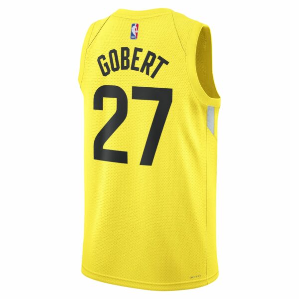 Rudy Gobert Utah Jazz Nike Unisex Swingman Jersey - Icon Edition - Gold - Image 4