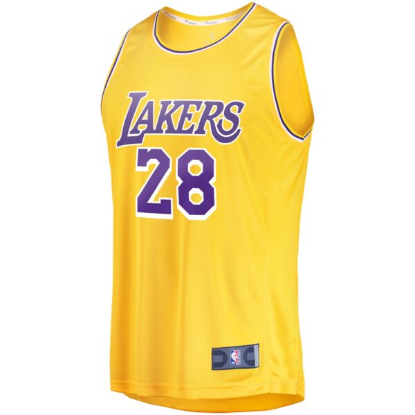 Rui Hachimura Los Angeles Lakers Fanatics Fast Break Player Jersey - Icon Edition - Gold - Image 3