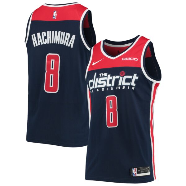 Rui Hachimura Washington Wizards Nike Swingman Player Jersey - Icon Edition - Navy - Image 2