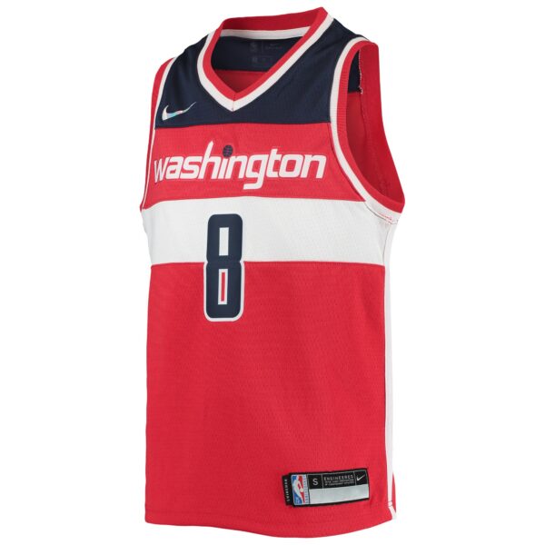 Rui Hachimura Washington Wizards Nike Youth 2021/22 Diamond Swingman Jersey - Icon Edition - Red - Image 3