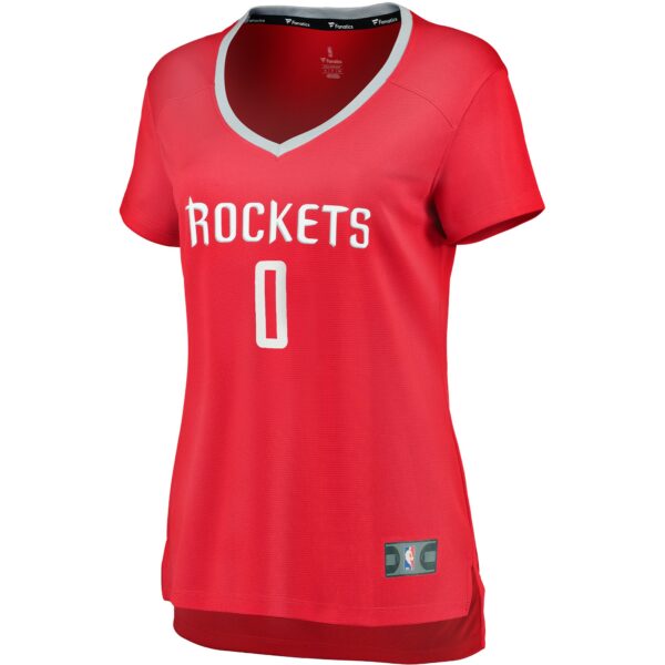 Russell Westbrook Houston Rockets Fanatics Women's Fast Break Replica Jersey Red - Icon Edition - Image 3