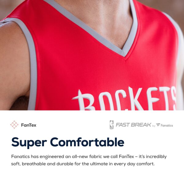 Russell Westbrook Houston Rockets Fanatics Women's Fast Break Replica Jersey Red - Icon Edition - Image 6