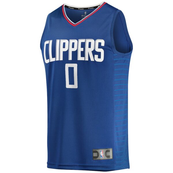 Russell Westbrook LA Clippers Fanatics Youth Fast Break Player Jersey - Icon Edition - Royal - Image 3