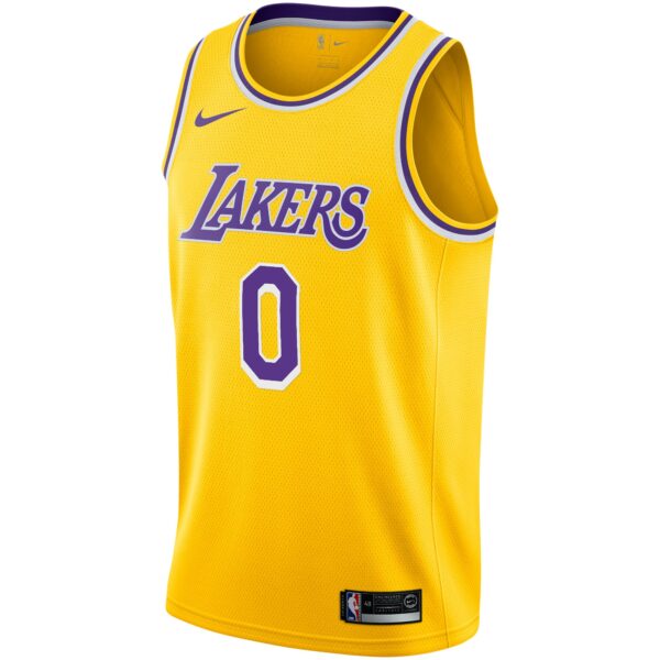 Russell Westbrook Los Angeles Lakers Nike 2020/21 Swingman Player Jersey Gold - Icon Edition - Image 3