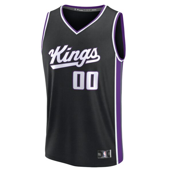 Sacramento Kings Fanatics Custom Fast Break Jersey - Black - Icon Edition - Image 3