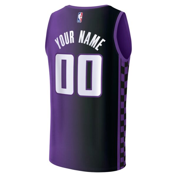 Sacramento Kings Fanatics Youth Custom Fast Break Jersey - Purple - Statement Edition - Image 4
