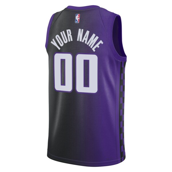 Sacramento Kings Jordan Brand Unisex Swingman Custom Jersey - Statement Edition - Purple - Image 4