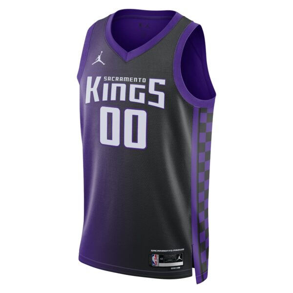 Sacramento Kings Jordan Brand Unisex Swingman Custom Jersey - Statement Edition - Purple - Image 3