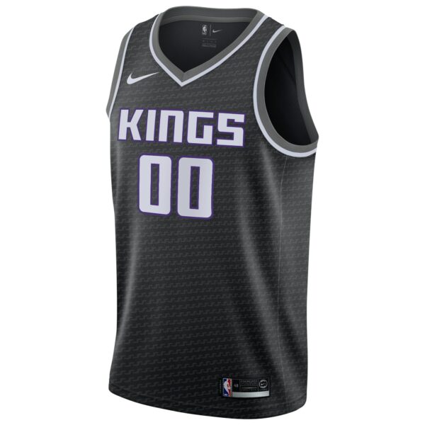 Sacramento Kings Nike Swingman Custom Jersey Black - Statement Edition - Image 3