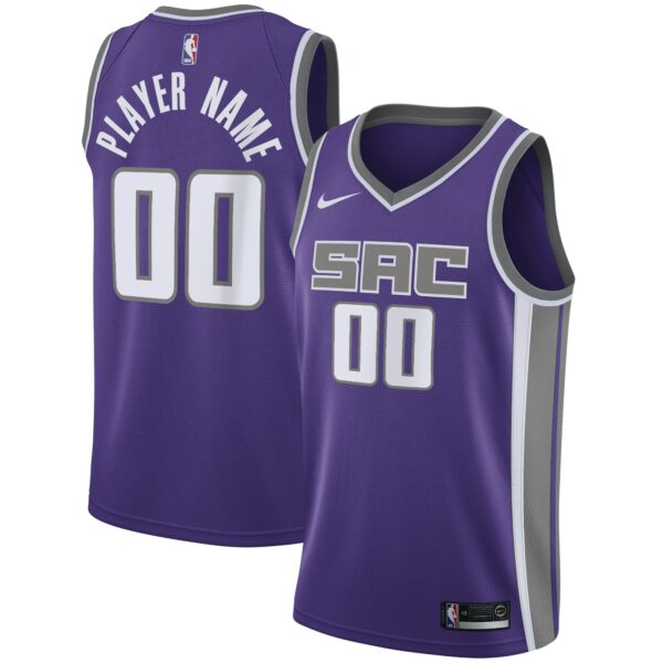 Sacramento Kings Nike Swingman Custom Jersey Purple - Icon Edition - Image 2