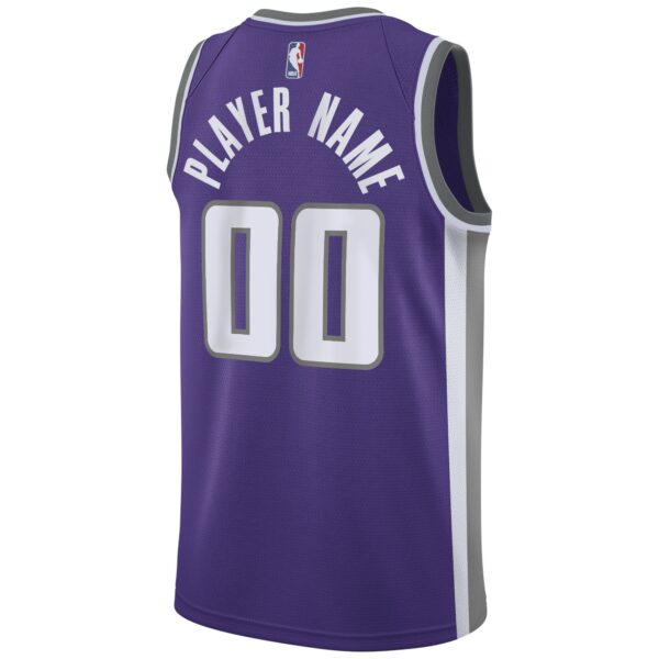 Sacramento Kings Nike Swingman Custom Jersey Purple - Icon Edition - Image 4