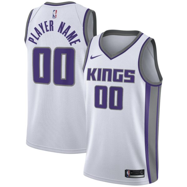 Sacramento Kings Nike Swingman Custom Jersey White - Association Edition - Image 2