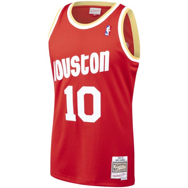 Sam Cassell Houston Rockets Mitchell & Ness 1993/94 Hardwood Classics Swingman Jersey - Red - Image 3