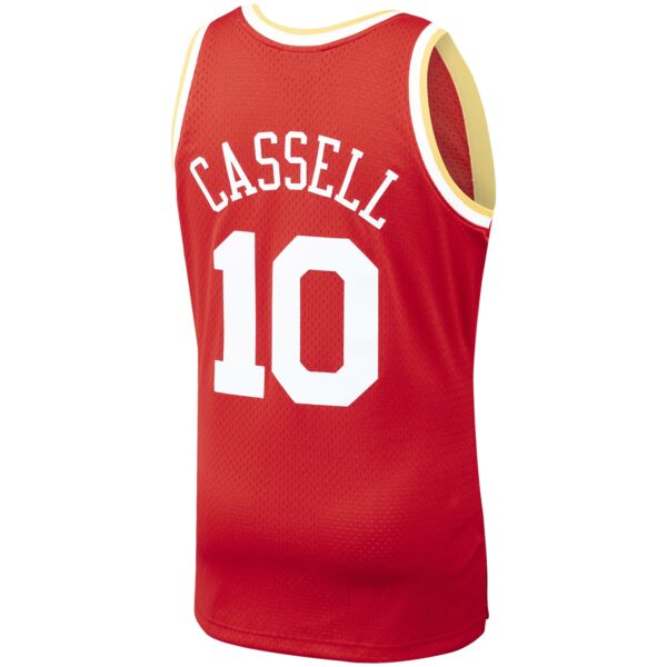 Sam Cassell Houston Rockets Mitchell & Ness 1993/94 Hardwood Classics Swingman Jersey - Red - Image 4