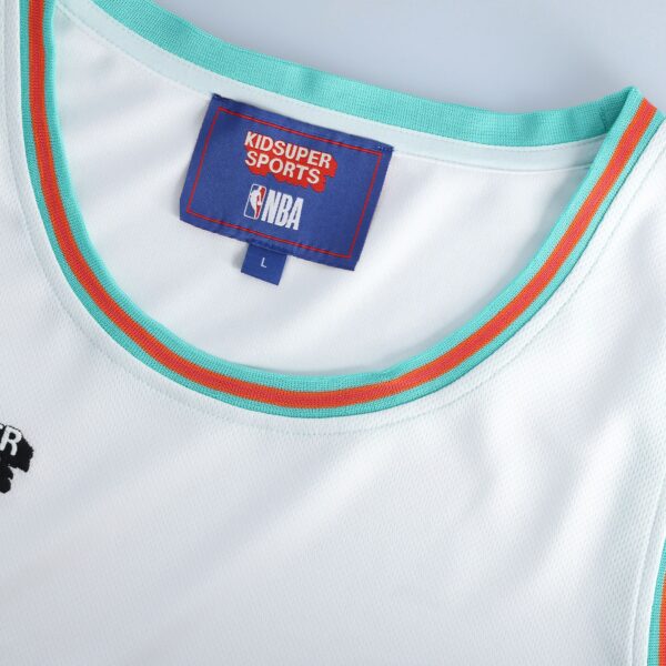 San Antonio Spurs NBA & KidSuper Studios by Fanatics Unisex Hometown Jersey - White - Image 6