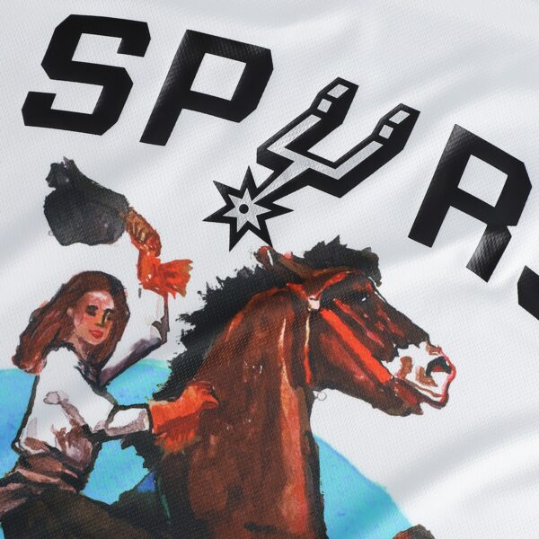 San Antonio Spurs NBA & KidSuper Studios by Fanatics Unisex Hometown Jersey - White - Image 7