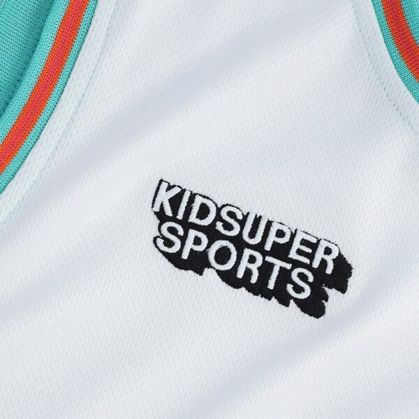 San Antonio Spurs NBA & KidSuper Studios by Fanatics Unisex Hometown Jersey - White - Image 5