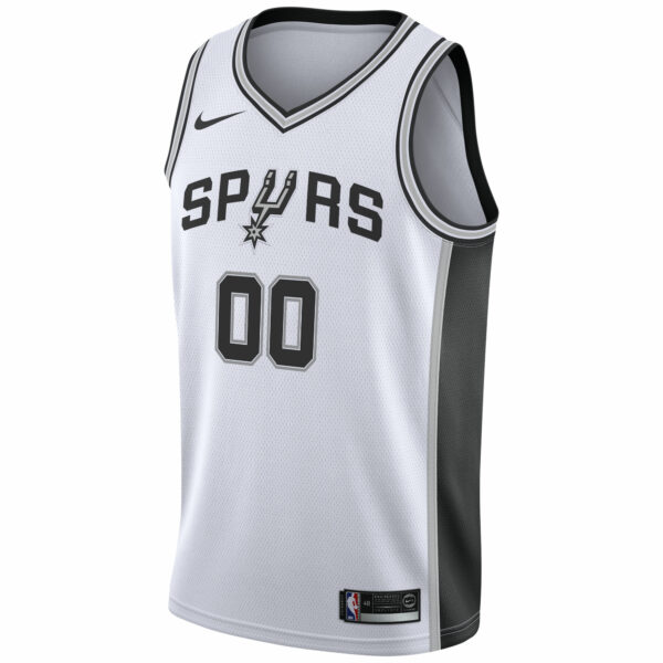 San Antonio Spurs Nike 2020/21 Swingman Custom Jersey - Association Edition - White - Image 3