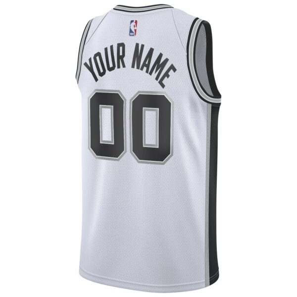 San Antonio Spurs Nike Custom Swingman Jersey White - Association Edition - Image 4