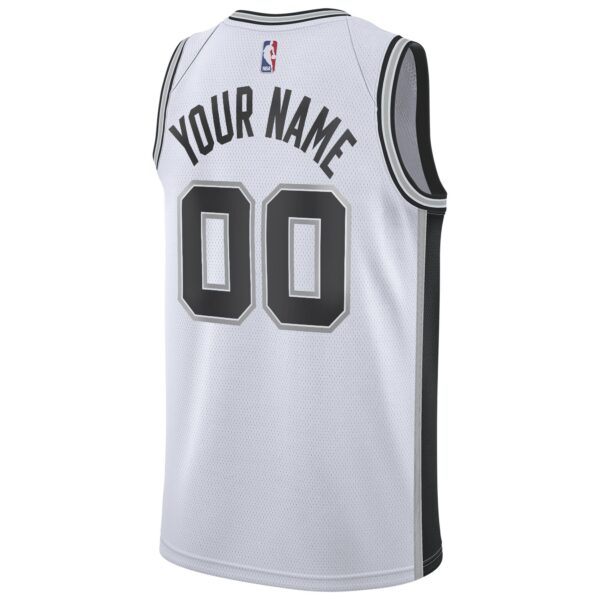 San Antonio Spurs Nike Custom Swingman Jersey White - Association Edition - Image 4