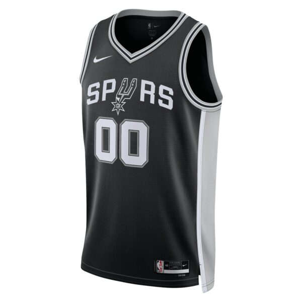 San Antonio Spurs Nike Unisex Swingman Custom Jersey Black - Icon Edition - Image 3