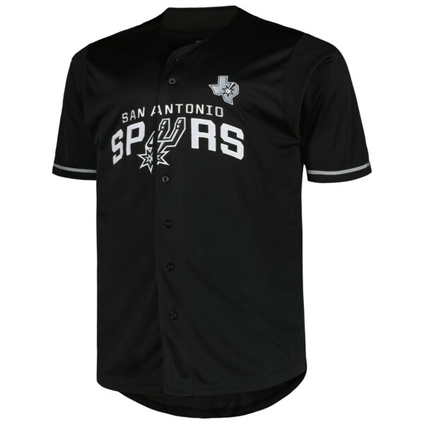 San Antonio Spurs Profile Big & Tall Pop Jersey - Black - Image 3
