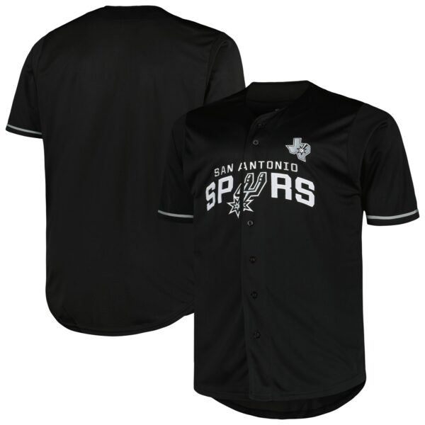 San Antonio Spurs Profile Big & Tall Pop Jersey - Black - Image 2