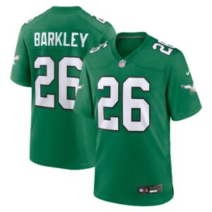 Saquon Barkley Philadelphia Eagles Nike Alternate Game Jersey -  Kelly Green