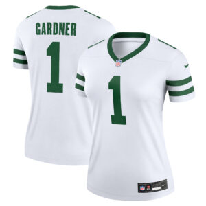 Sauce Gardner New York Jets Nike Women's Legend Jersey - Legacy White
