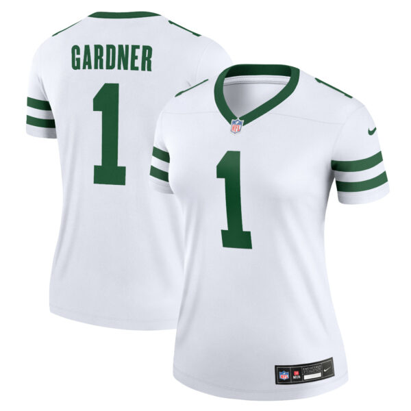 Sauce Gardner New York Jets Nike Women's Legend Jersey - Legacy White