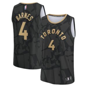 Scottie Barnes Toronto Raptors Fanatics Youth Fastbreak Jersey - City Edition - Black