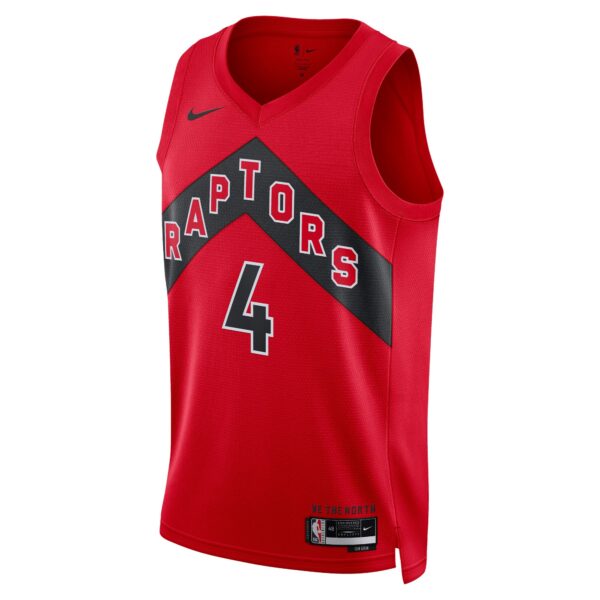 Scottie Barnes Toronto Raptors Nike Unisex Swingman Jersey - Icon Edition - Red - Image 3