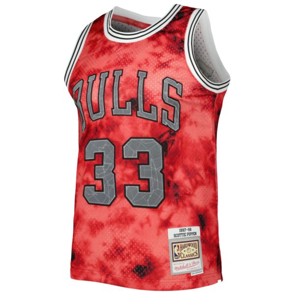 Scottie Pippen Chicago Bulls Mitchell & Ness 1997/98 Galaxy Swingman Jersey - Red - Image 3