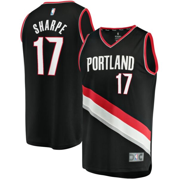 Shaedon Sharpe Portland Trail Blazers Fanatics Fast Break Replica Player Jersey - Icon Edition - Black