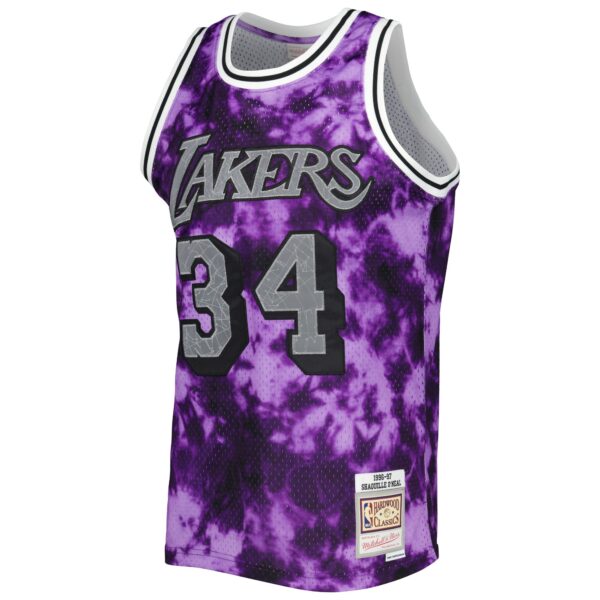 Shaquille O'Neal Los Angeles Lakers Mitchell & Ness 1996/97 Galaxy Swingman Jersey - Purple - Image 3