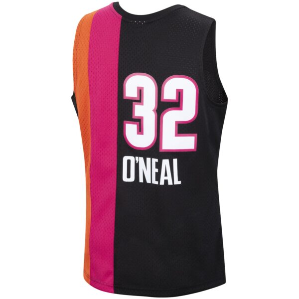 Shaquille O'Neal Miami Heat Mitchell & Ness 2005/06 Hardwood Classics Swingman Jersey - Black - Image 4