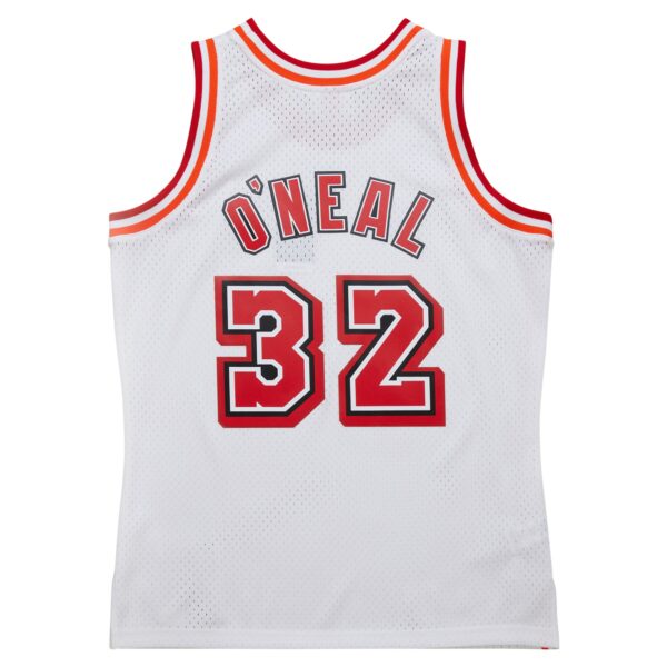 Shaquille O'Neal Miami Heat Mitchell & Ness 2007/08 Hardwood Classics Swingman Jersey - White - Image 4