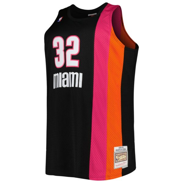 Shaquille O'Neal Miami Heat Mitchell & Ness Big & Tall Hardwood Classics 2005/06 Swingman Jersey - Black - Image 3
