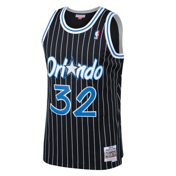 Shaquille O'Neal Orlando Magic Mitchell & Ness Hardwood Classics Swingman Jersey - Black - Image 3