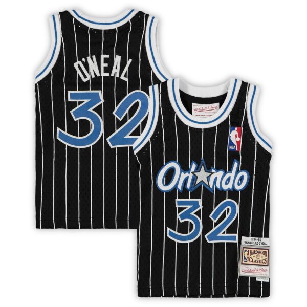 Shaquille O'Neal Orlando Magic Mitchell & Ness Infant 1994/95 Hardwood Classics Retired Player Jersey - Black - Image 2