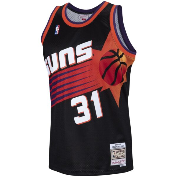 Shawn Marion Phoenix Suns Mitchell & Ness 1999/00 Hardwood Classics Swingman Jersey - Black - Image 3