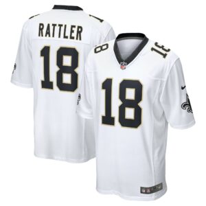 Spencer Rattler New Orleans Saints Nike 2024 NFL Draft Game Player Jersey - White