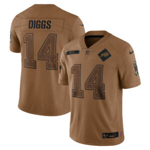 Stefon Diggs Buffalo Bills Nike Women's 2023 Salute To Service Limited Jersey - Brown