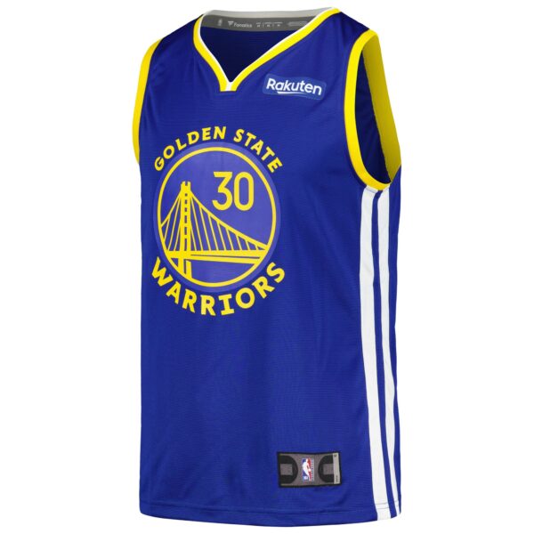 Stephen Curry Golden State Warriors Fanatics Fast Break Player Badge Jersey - Royal - Image 3