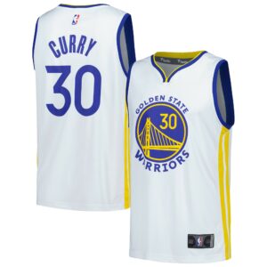 Stephen Curry Golden State Warriors Fanatics Fast Break Replica Player Jersey - Association Edition - White