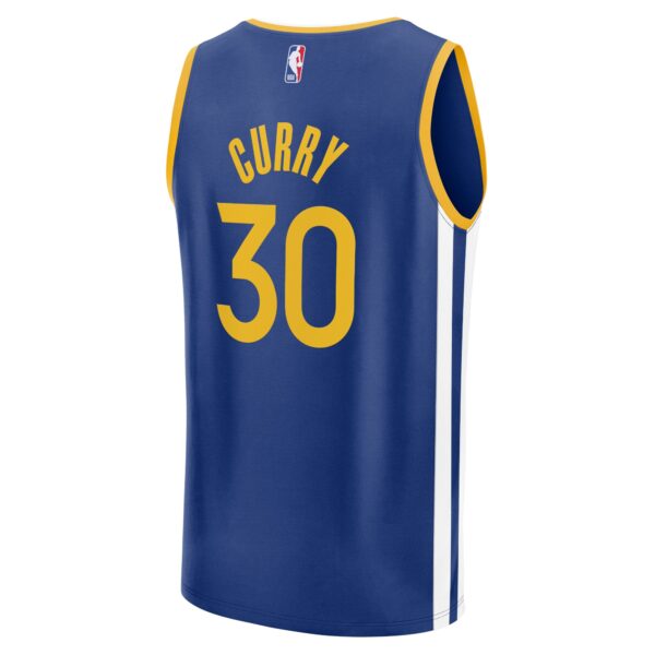Stephen Curry Golden State Warriors Fanatics Youth Fast Break Replica Player Jersey - Icon Edition - Royal - Image 4