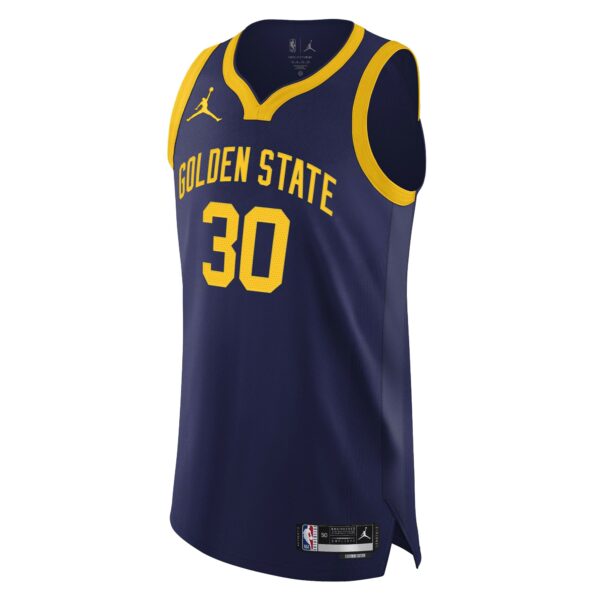 Stephen Curry Golden State Warriors Jordan Brand Authentic Player Jersey - Statement Edition - Royal - Image 3